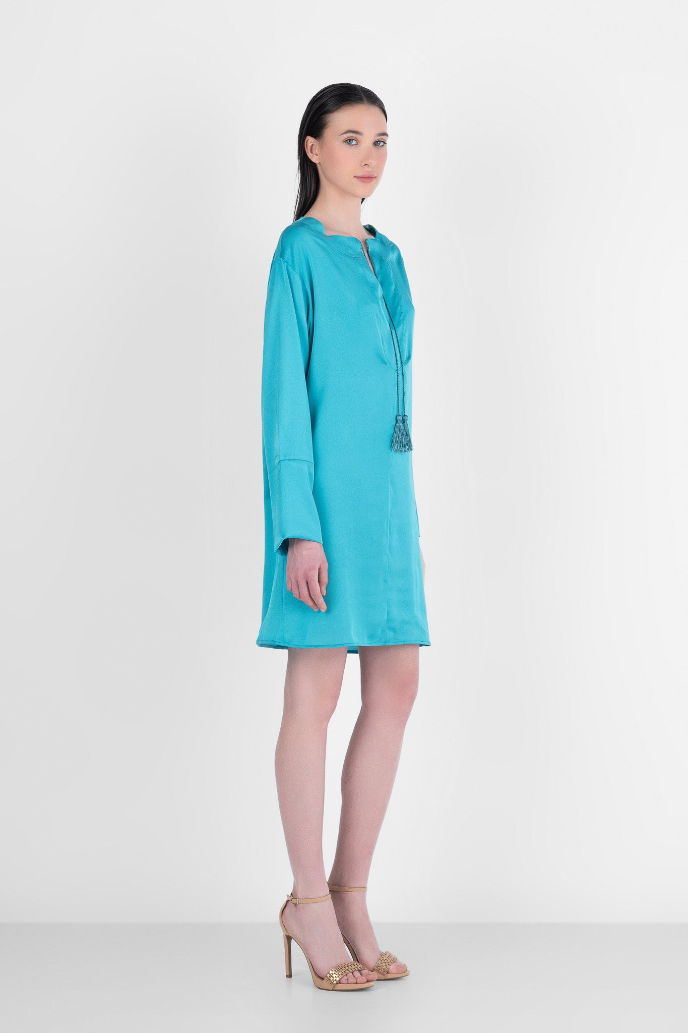 Short Satin Tunic