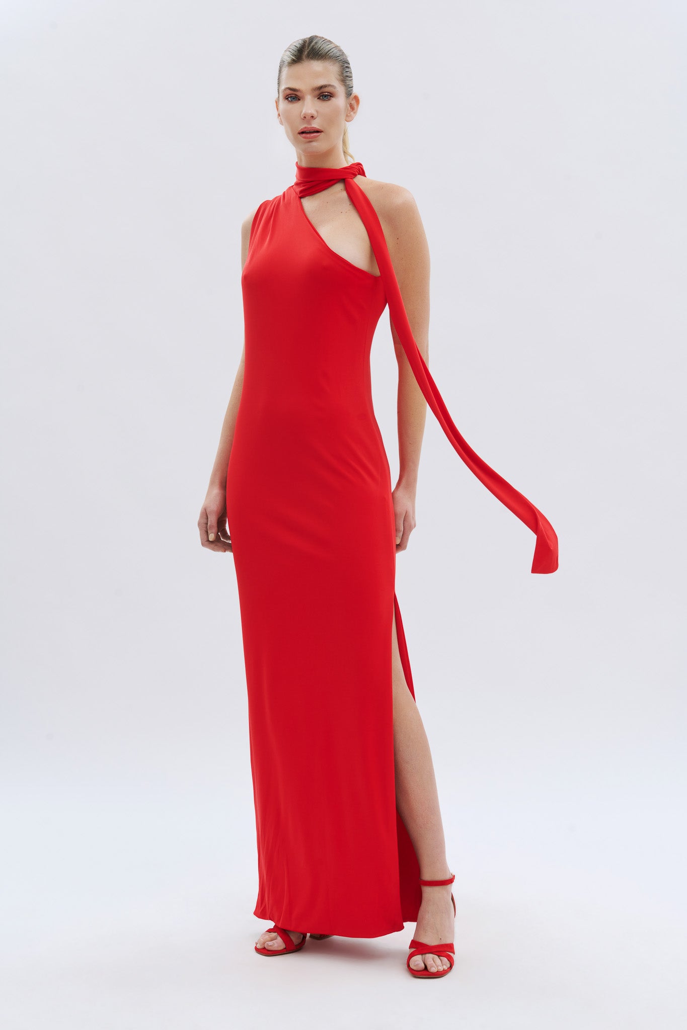 Asymmetric Party Dress 0519