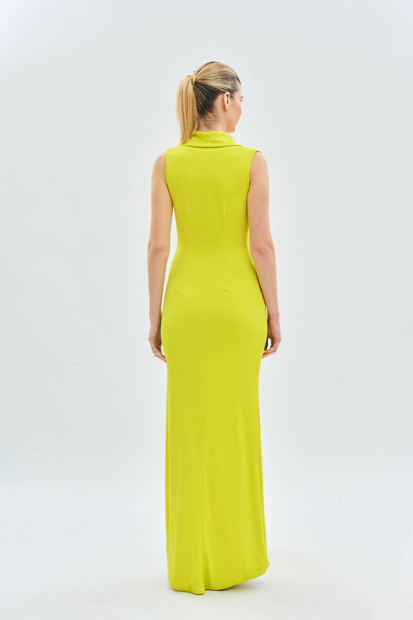 Draped Neckline Party Dress