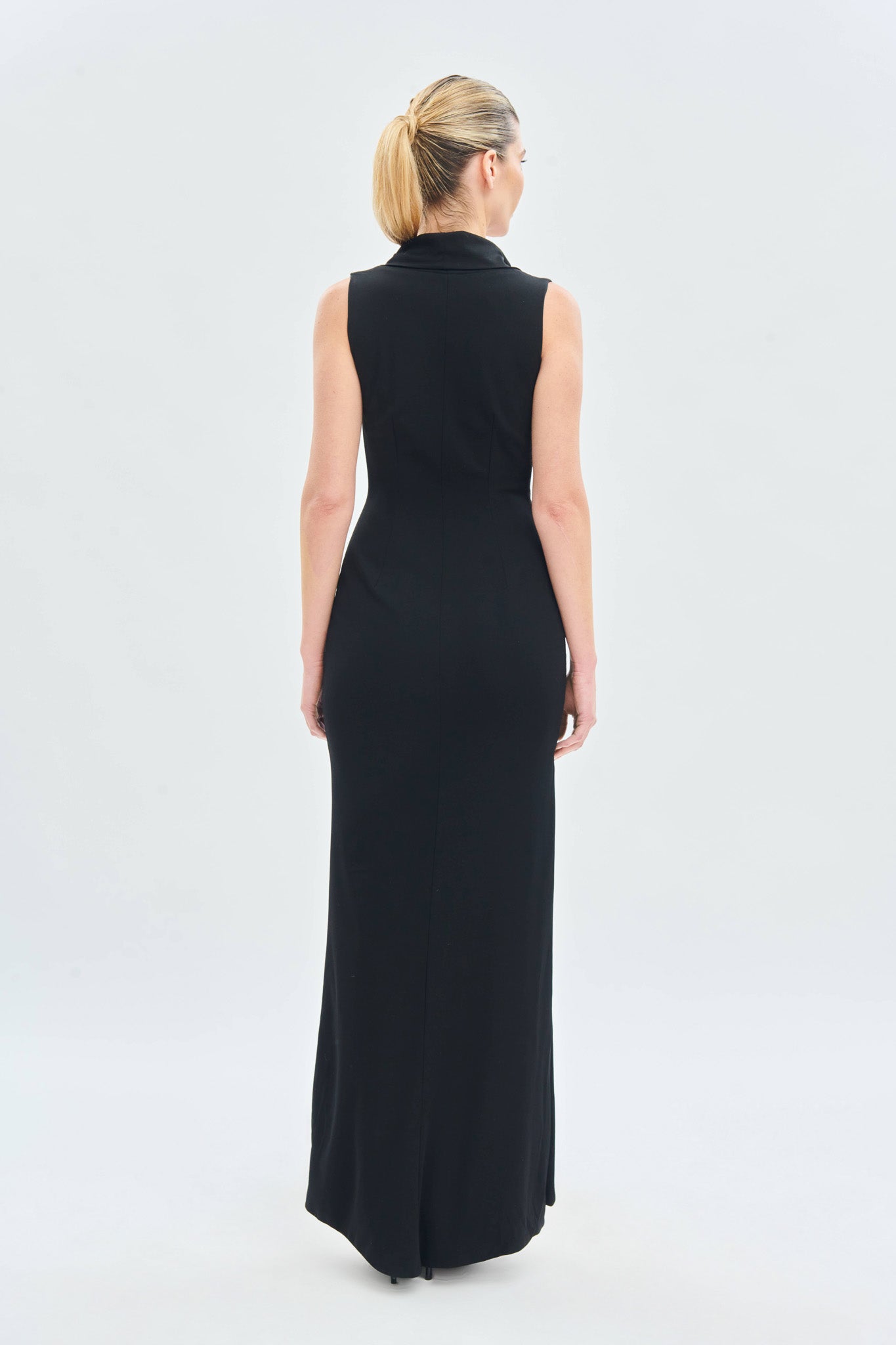 Draped Neckline Party Dress