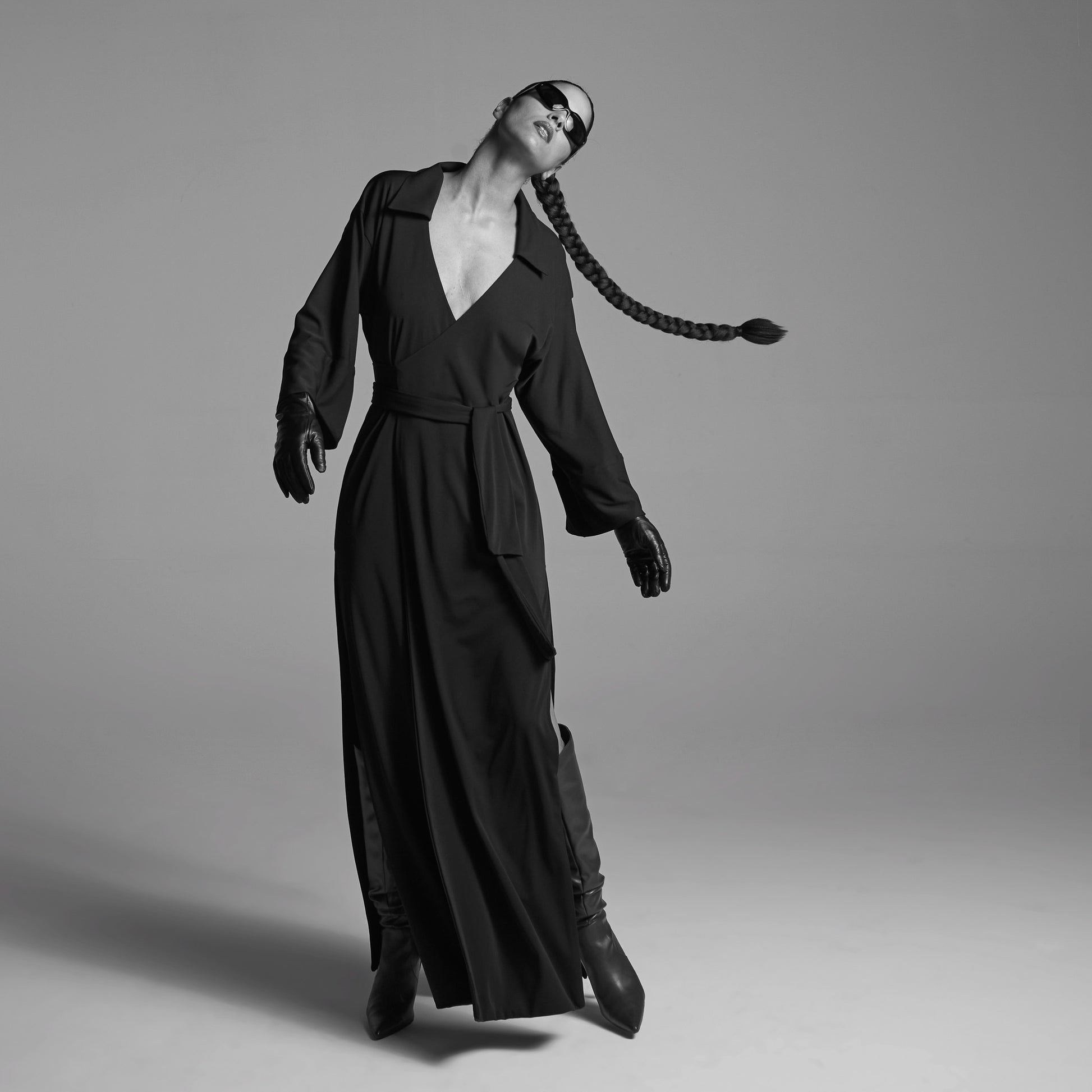 Long Party Shirt Dress